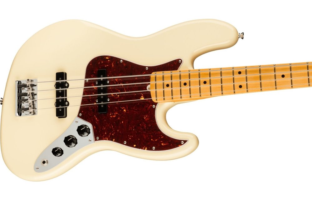 Fender American Professional II Jazz Bass, Maple Fingerboard, Olympic White
