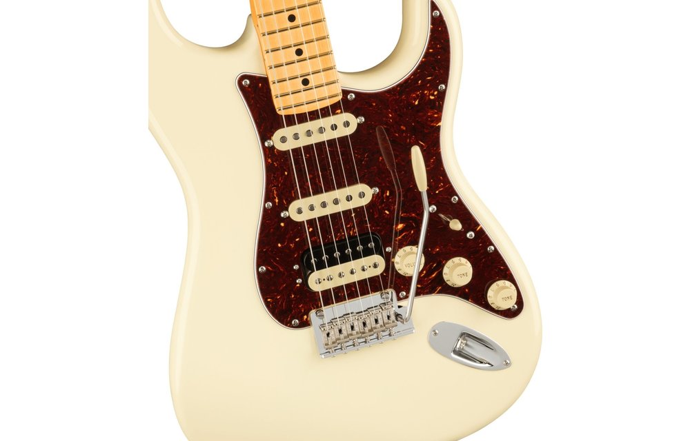 Fender American Professional II Stratocaster HSS, Maple Fingerboard, Olympic White