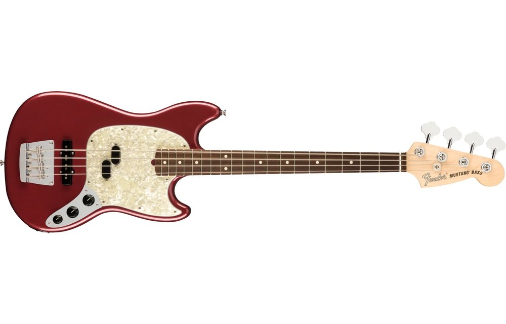 Fender American Performer Mustang Bass, Rosewood Fingerboard, Aubergine