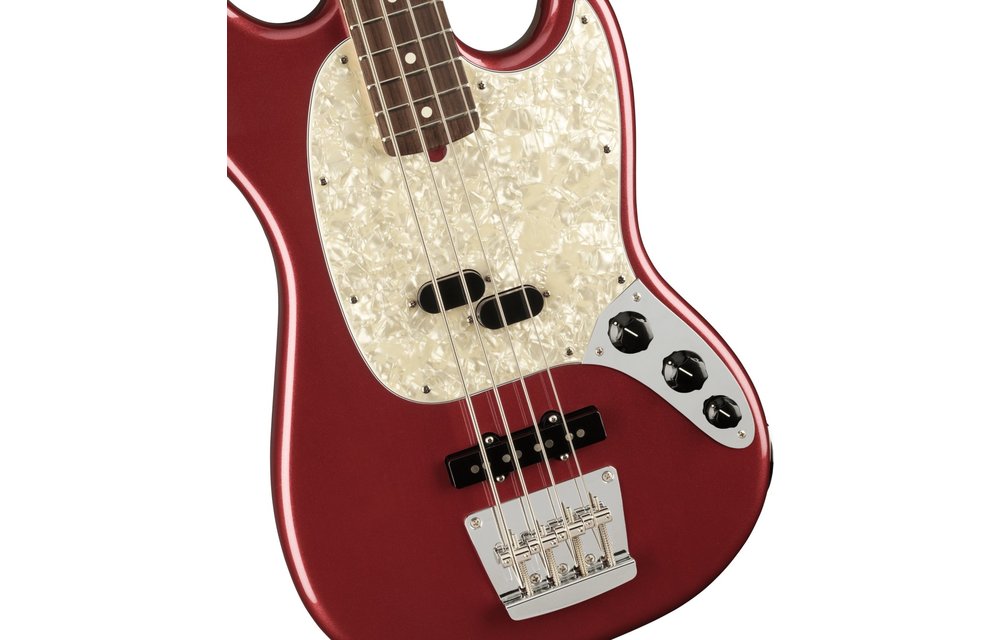 Fender American Performer Mustang Bass, Rosewood Fingerboard, Aubergine