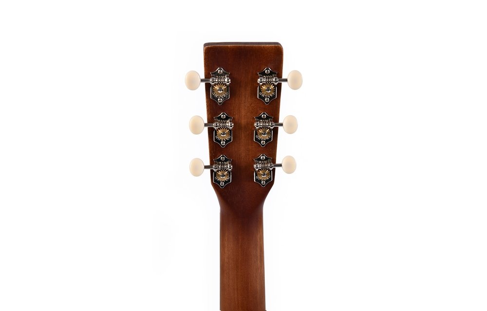 Sigma DM-15E All Mahogany Dreadnought Electric Acoustic Guitar, Aged
