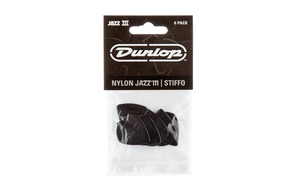 Dunlop Jazz III, 6 Pack Picks