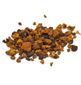 Golden Poppy Herbs Chaga Mushrooms, Wild Crafted, Cut, bulk/oz