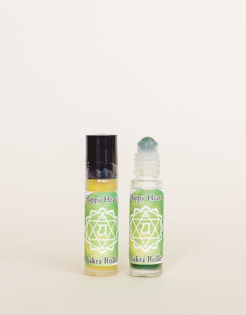 Golden Poppy Herbs Happy Heart Chakra Perfume Roller