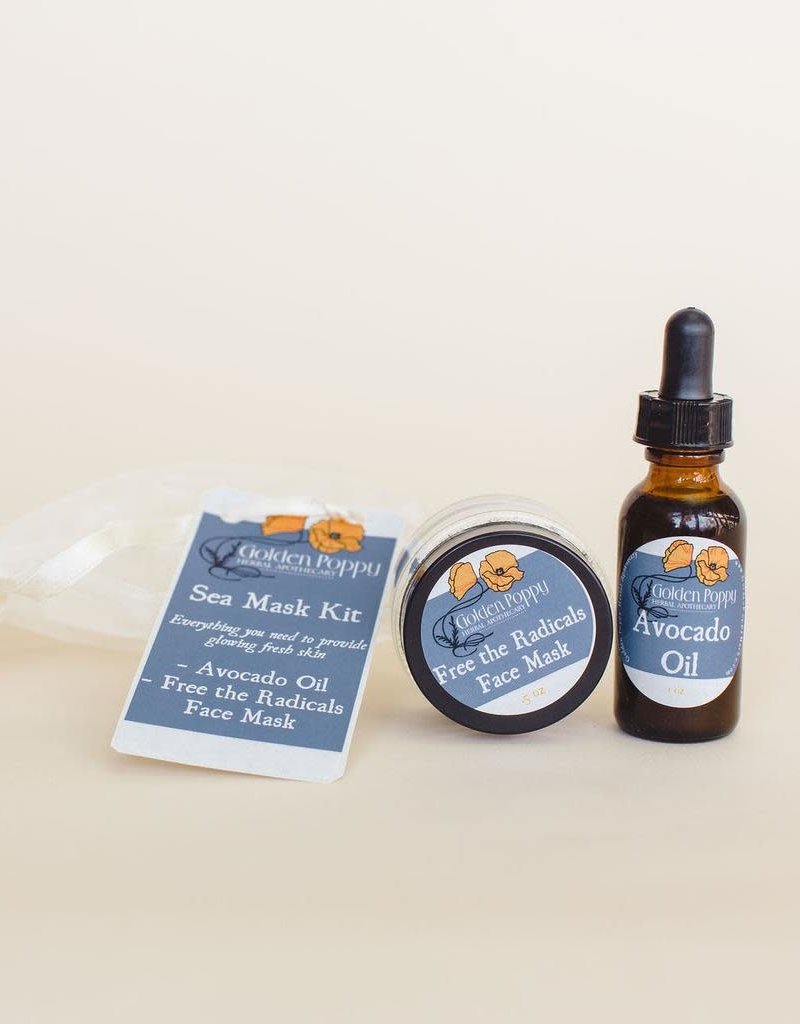 Golden Poppy Herbs Sea Mask Kit