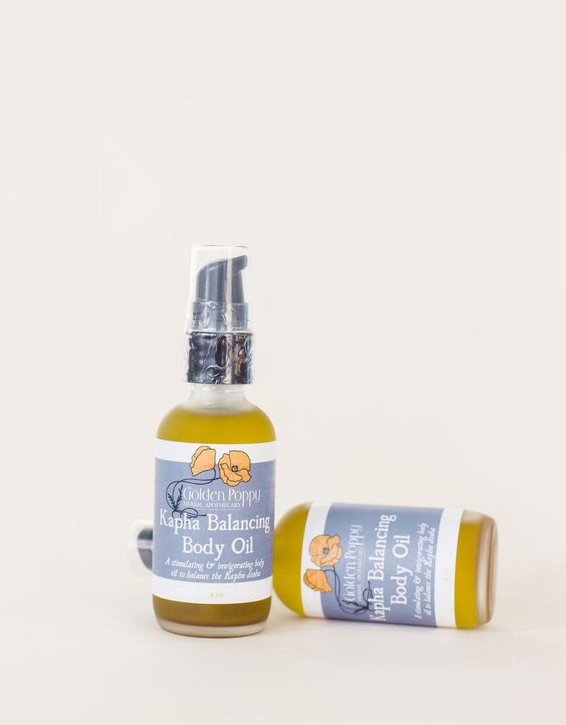 Golden Poppy Herbs Kapha Balancing Body Oil, 2oz