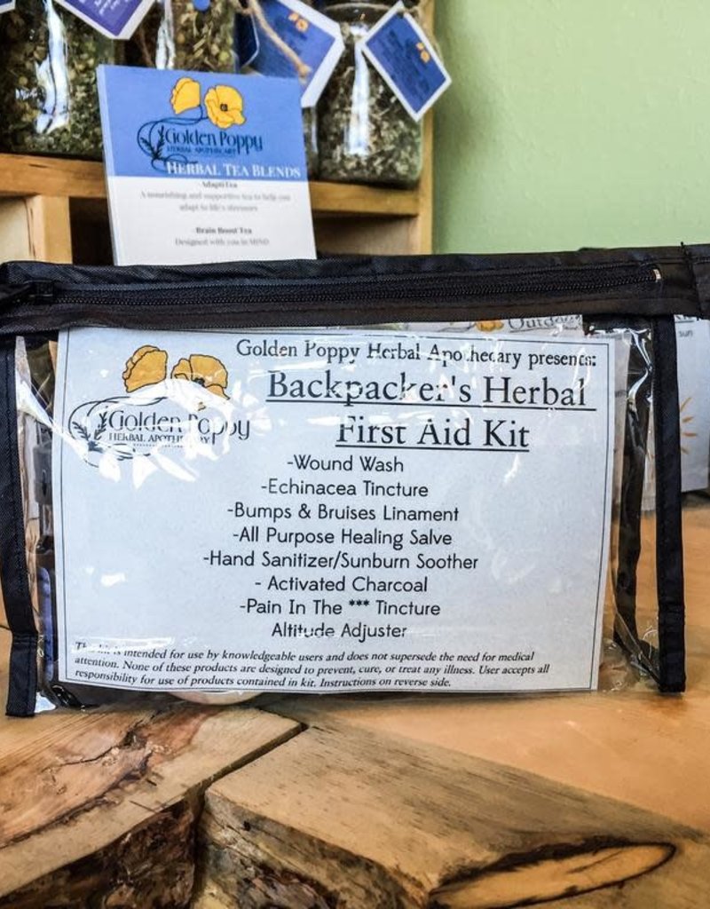 Golden Poppy Herbs Backpacker's Herbal First Aid Kit