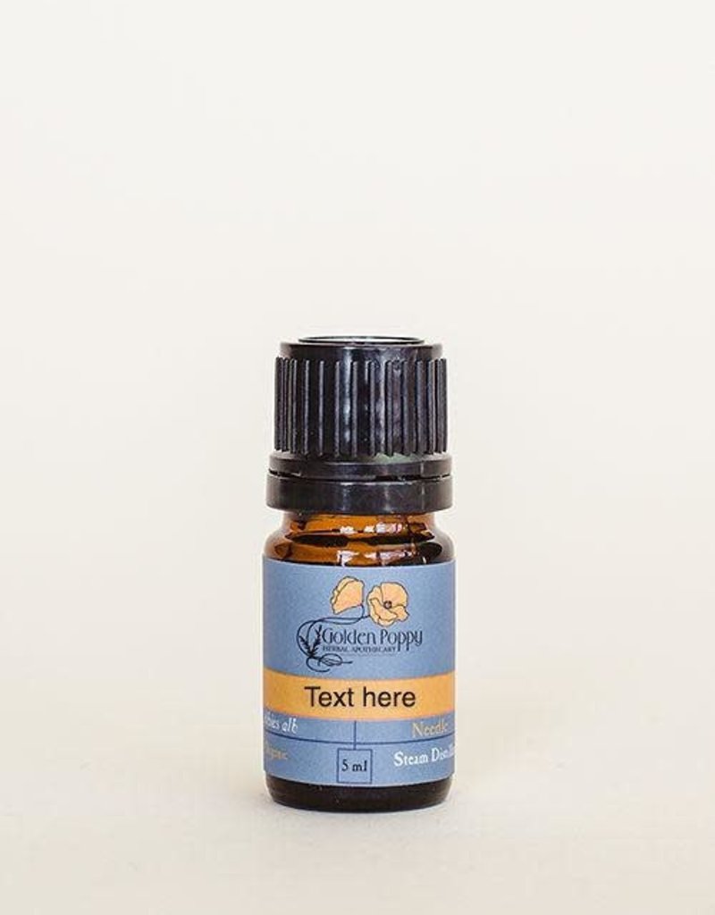 Golden Poppy Herbs Frankincense CO2, Organic, Essential Oil, 5 mL