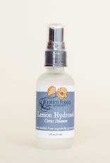 Golden Poppy Herbs Lemon Hydrosol, Organic 2oz Mister