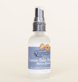Golden Poppy Herbs Lemon Balm Hydrosol Organic, 2 oz Mister