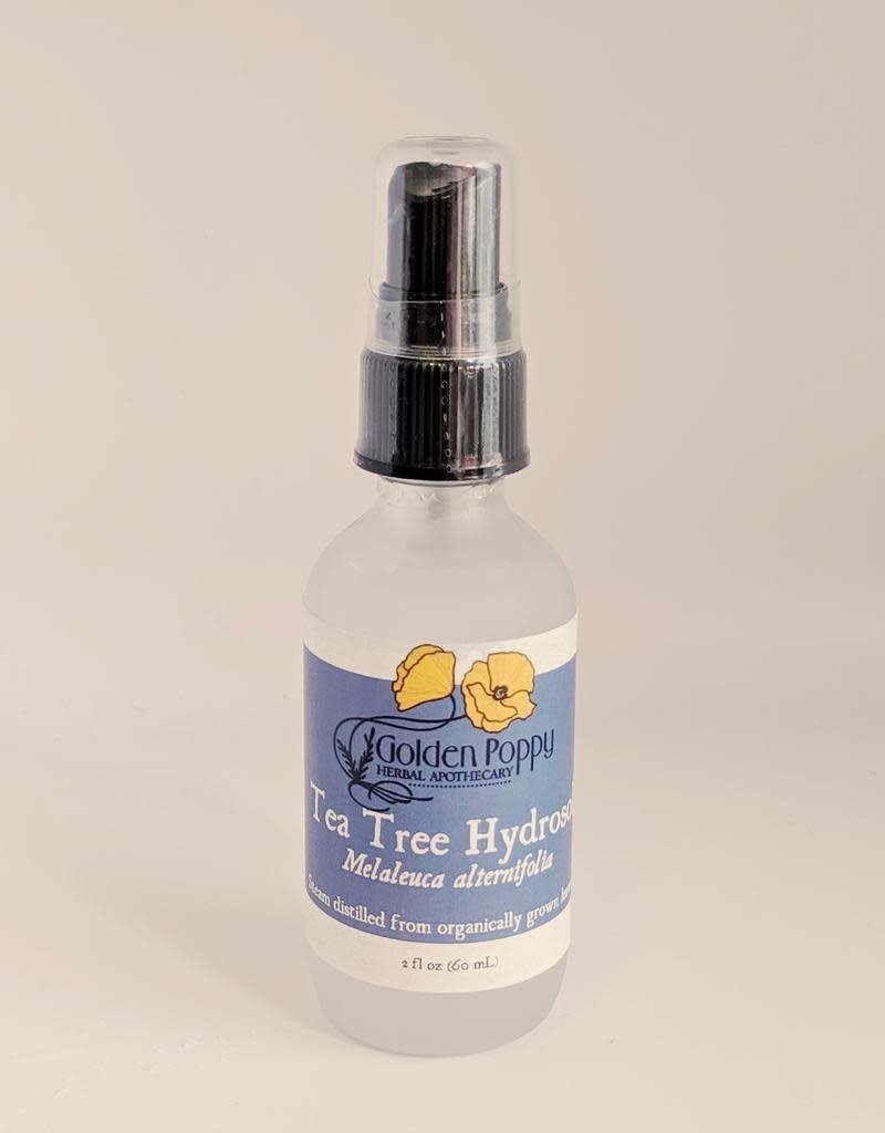 Golden Poppy Herbs Tea Tree Hydrosol, Organic 2oz Mister