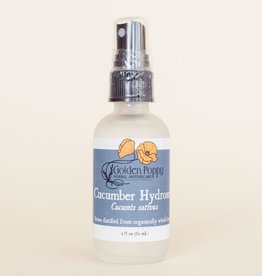 Golden Poppy Herbs Cucumber Hydrosol, Organic 2oz Mister