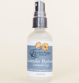 Golden Poppy Herbs Lavender Hydrosol Spray, 2oz