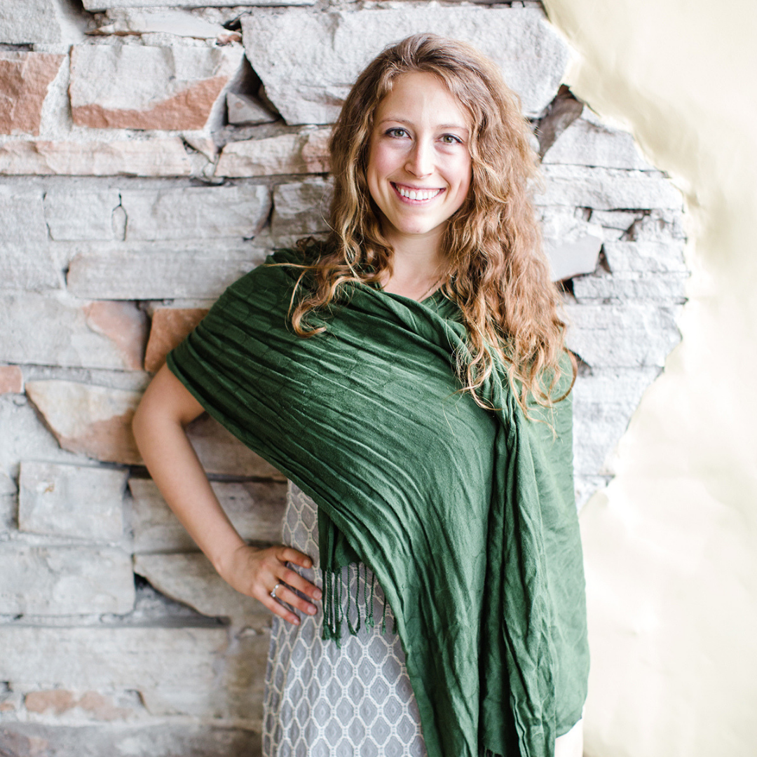 Sarah Josey in the store