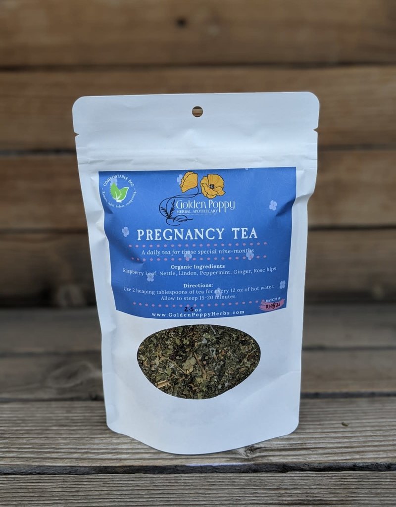 Golden Poppy Herbs Pregnancy Tea Bag, 14 oz (86g)