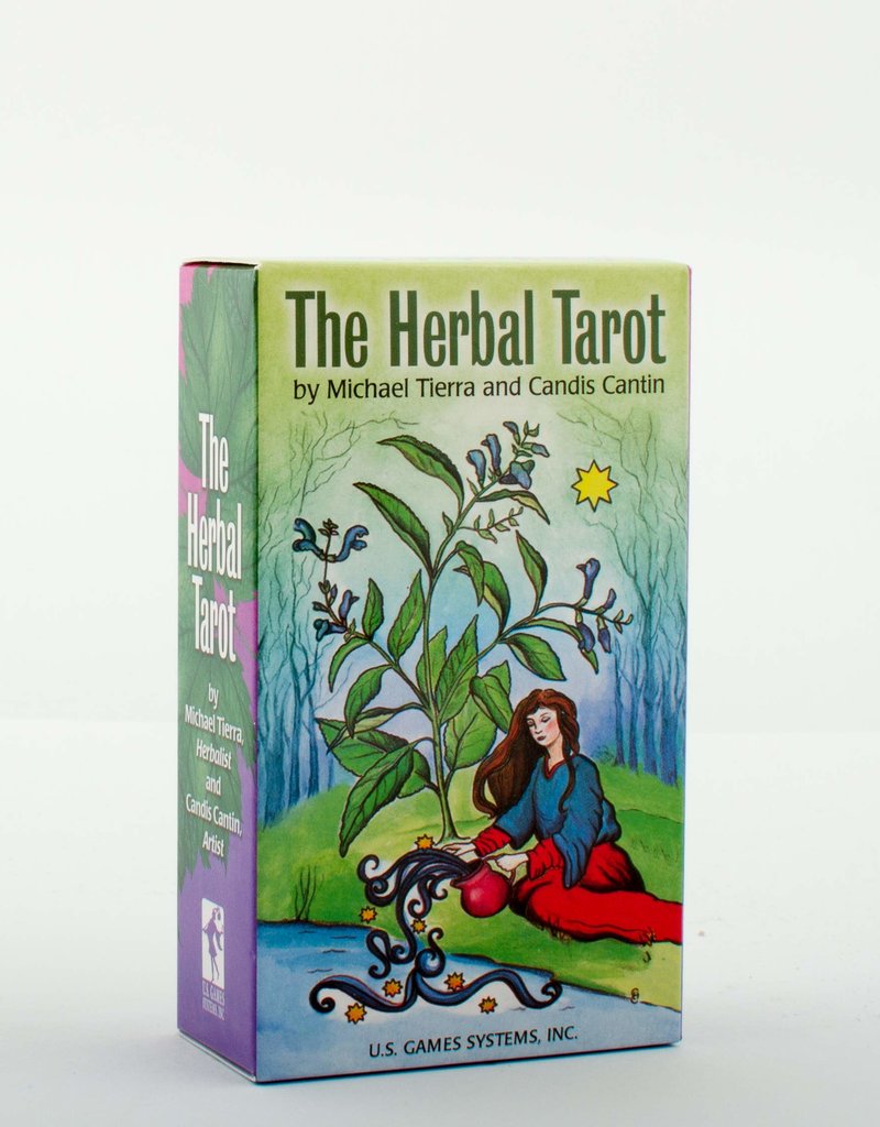 Golden Poppy Herbs Herbal Tarot Deck - Michael Tierra