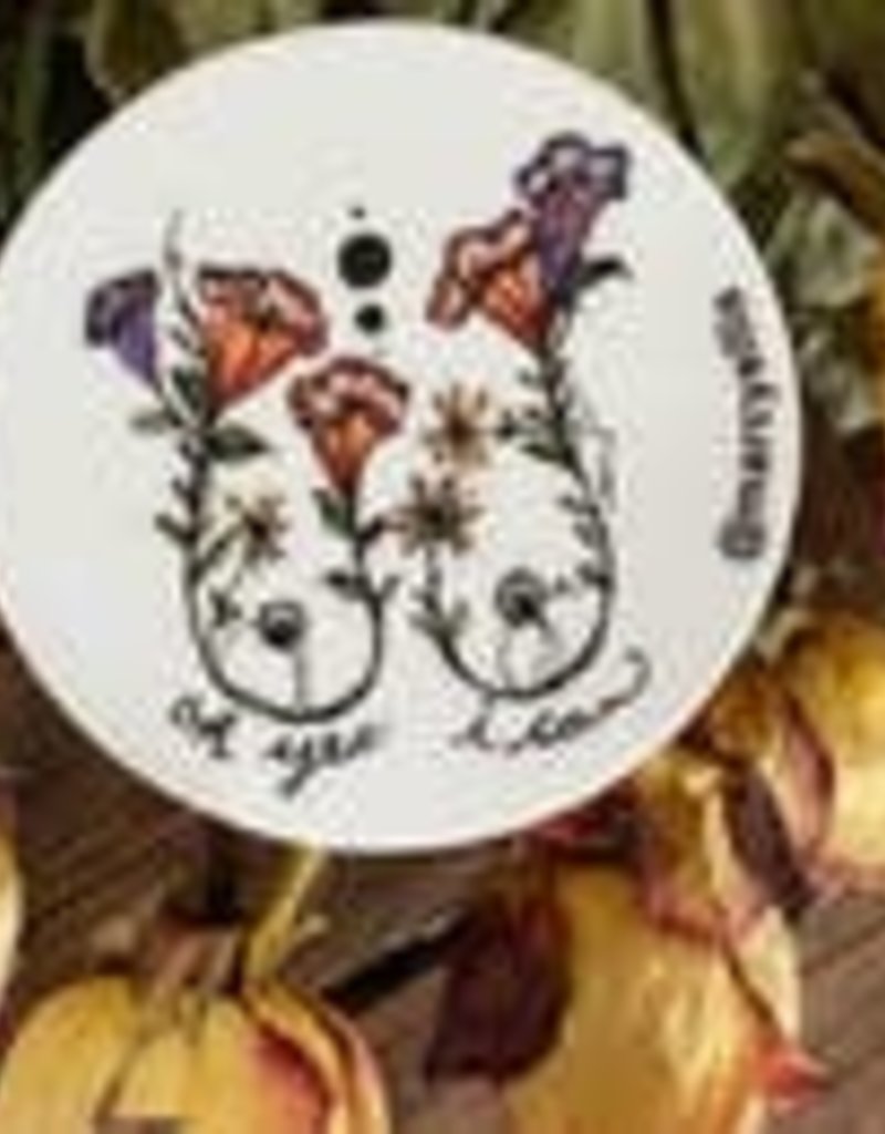 Golden Poppy Herbs Marcy Ellis Vinyl Sticker -