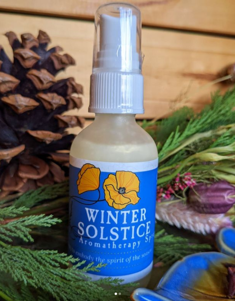 Golden Poppy Herbs Winter Solstice Spray