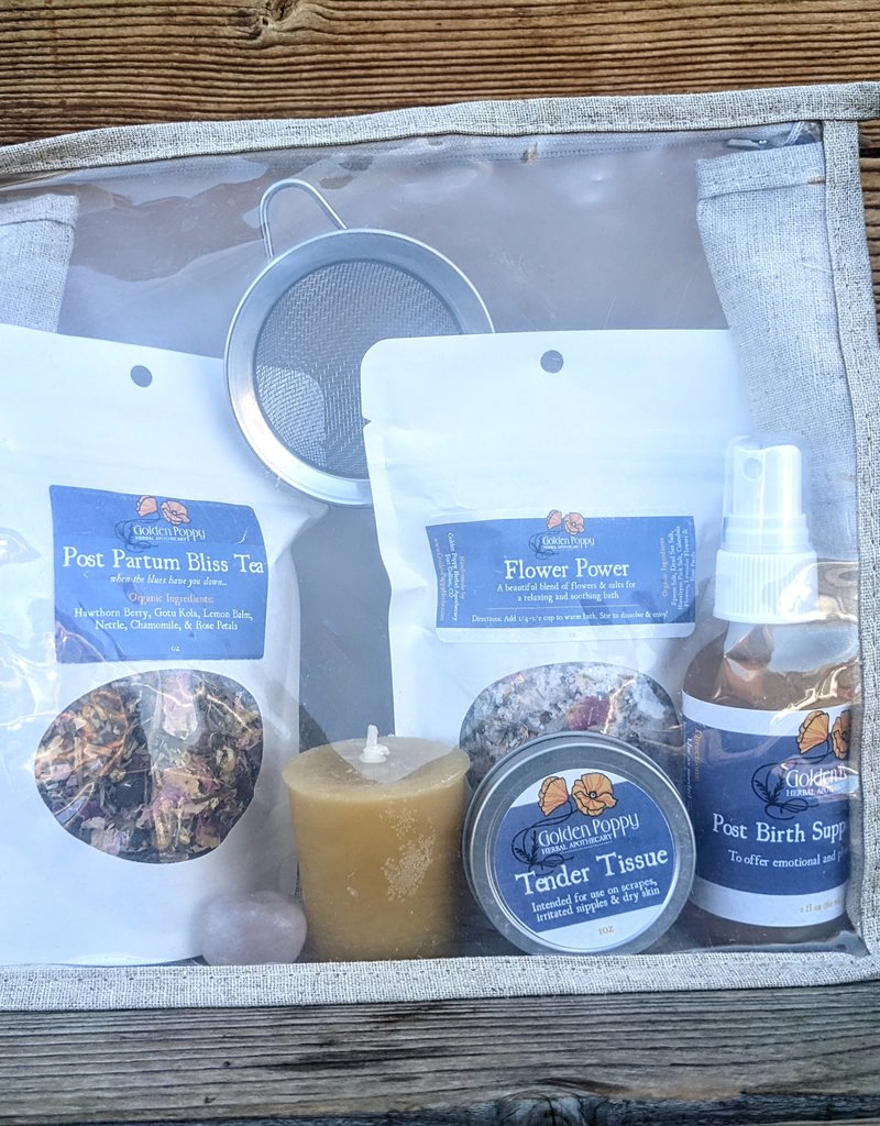 Golden Poppy Herbs Postpartum Care Kit