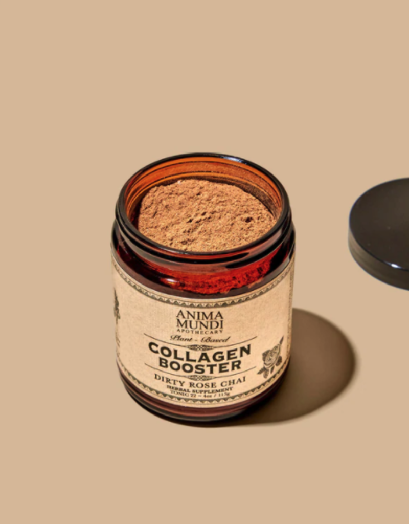Golden Poppy Herbs Collagen Booster:  Dirty Rose Chai Powder - Anima Mundi