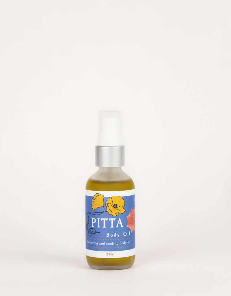 Golden Poppy Herbs Pitta Balancing Body Oil, 2oz