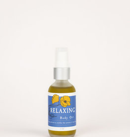Golden Poppy Herbs Relaxing Body Oil, 2oz