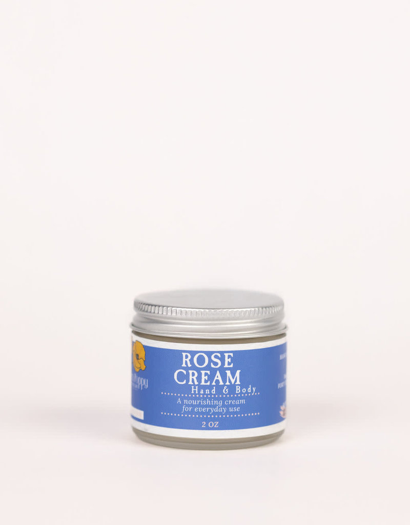 Golden Poppy Herbs Rose Body Cream, 2 oz