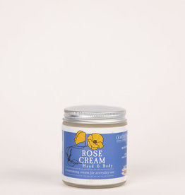 Golden Poppy Herbs Rose Body Cream, 4 oz