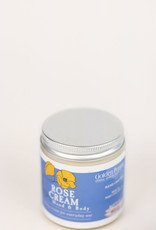 Golden Poppy Herbs Rose Body Cream, 4 oz