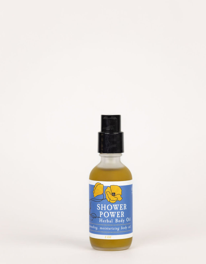 Golden Poppy Herbs Shower Power Body Oil