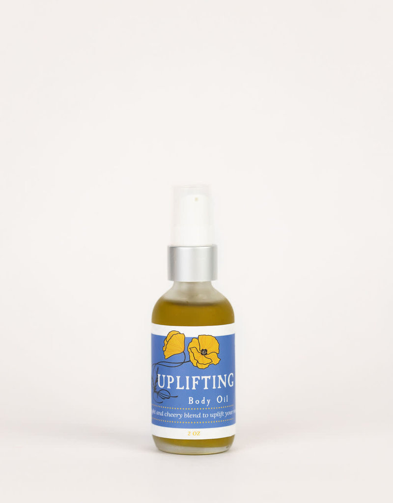 Golden Poppy Herbs Uplifting Body Oil, 2oz