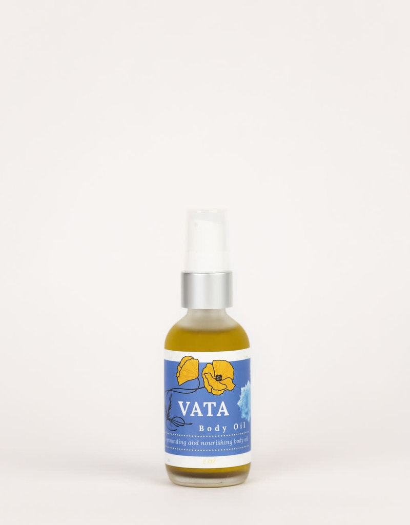 Golden Poppy Herbs Vata Balancing Body Oil, 2oz