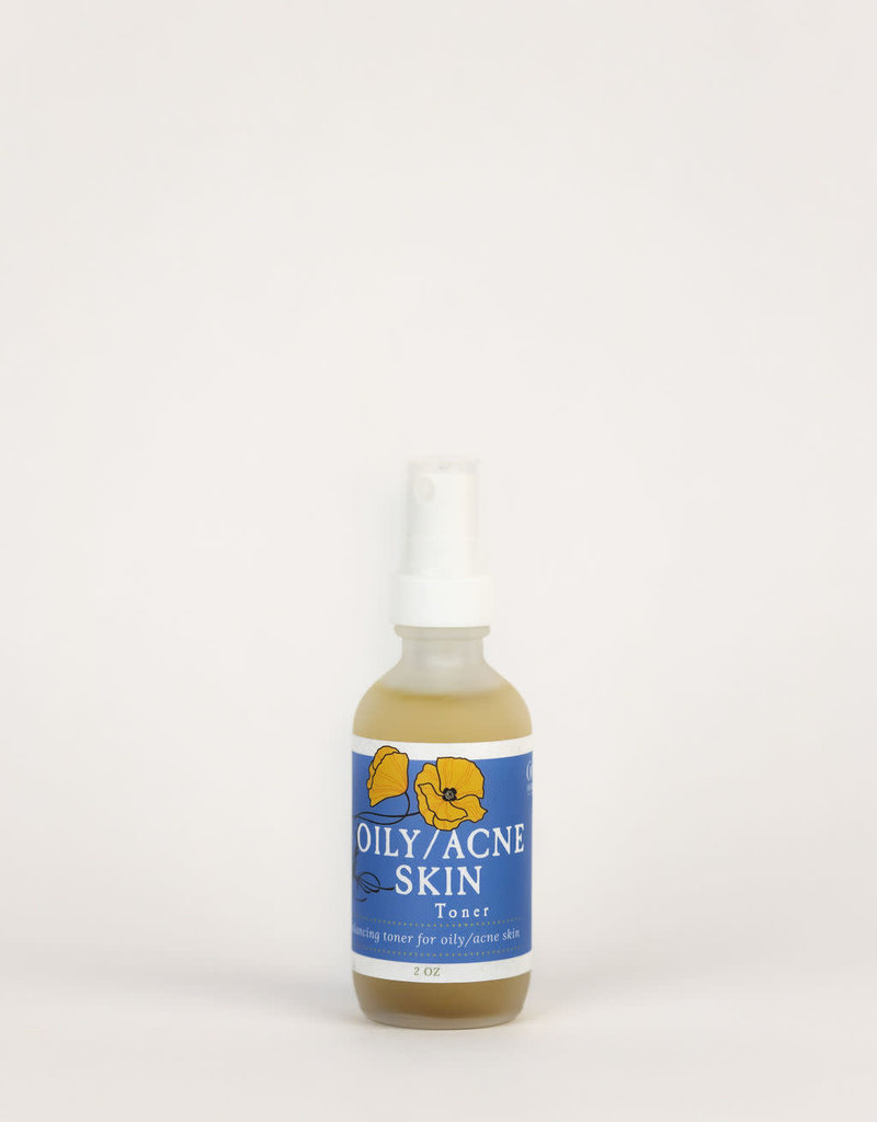 Golden Poppy Herbs Balancing (Oily/Acne) Skin Facial Toner 2oz