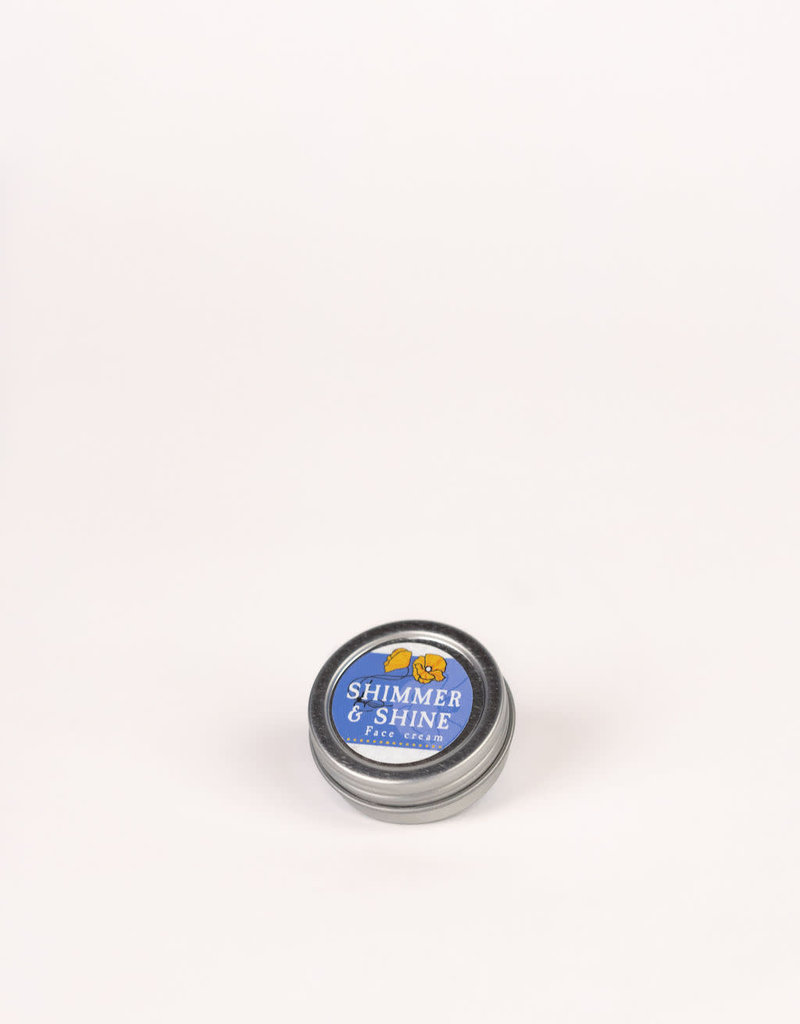 Golden Poppy Herbs Shimmer & Shine Facial Glow, Tube