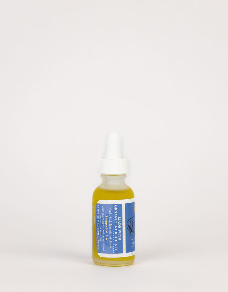 Golden Poppy Herbs Garlic & Mullein Ear Oil, 1/2 oz