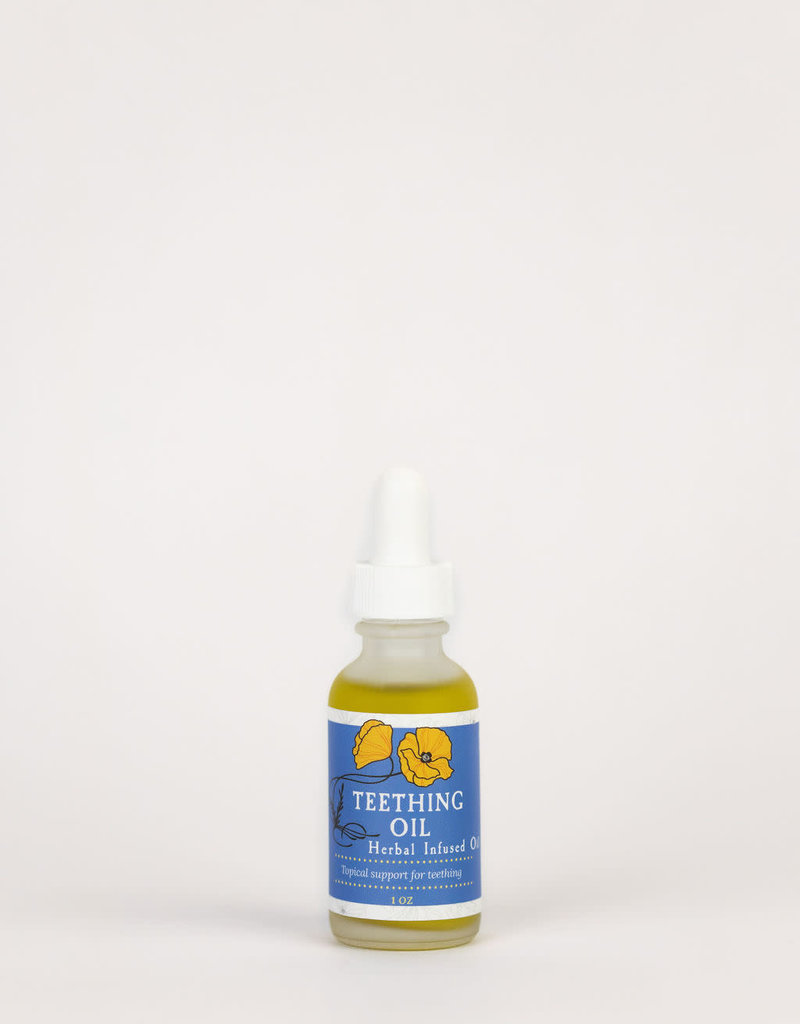 Golden Poppy Herbs Teething Oil 1/2 oz.