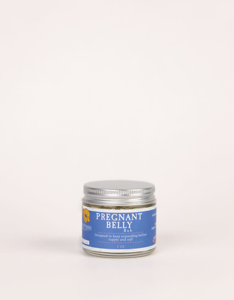 Golden Poppy Herbs Pregnant Belly Rub, 2oz jar