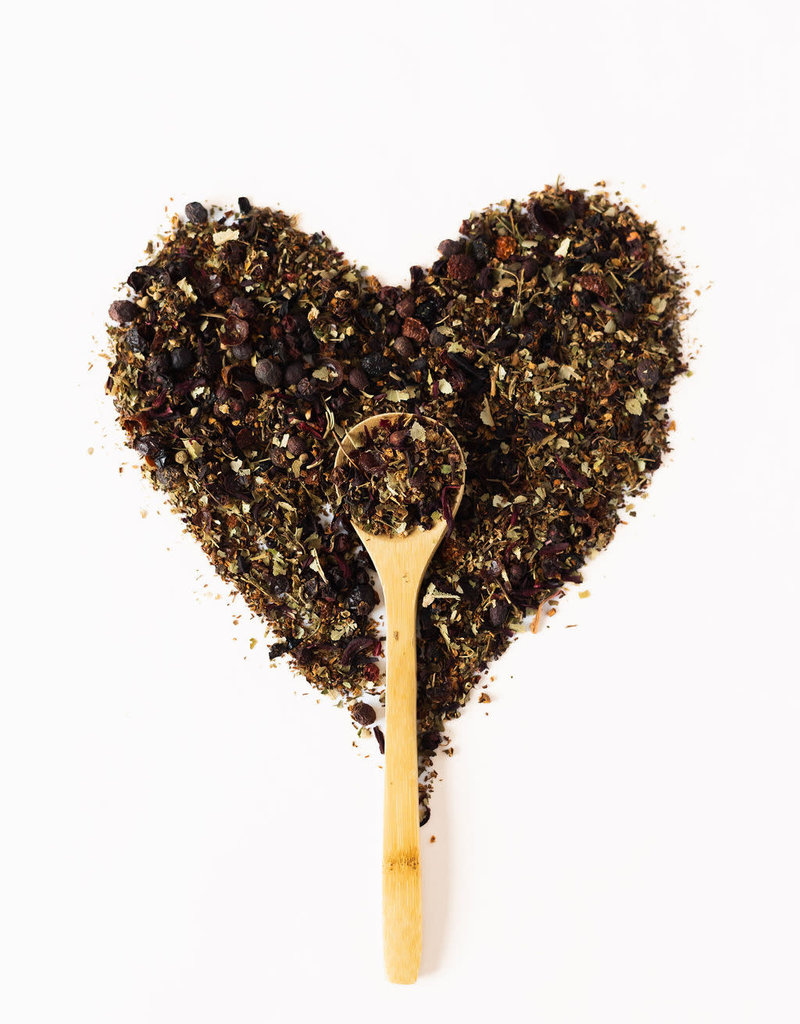 Golden Poppy Herbs Heart-Full Tea, 14oz Tube (115g)