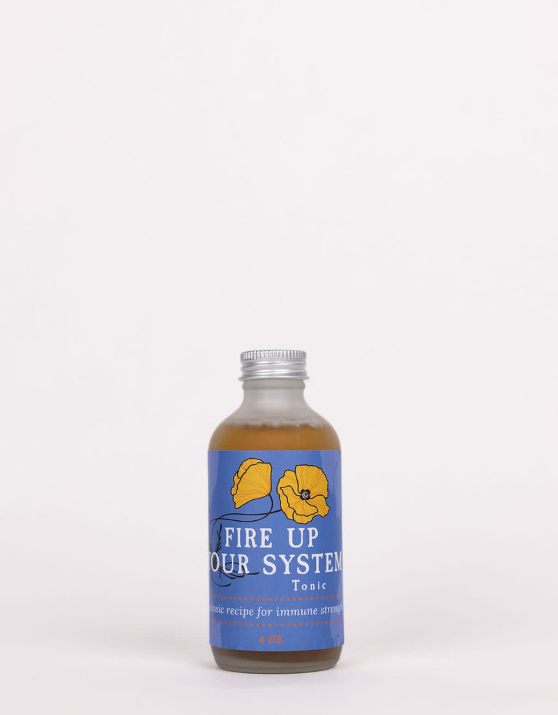 Golden Poppy Herbs Fire Up Your System Tonic 4oz