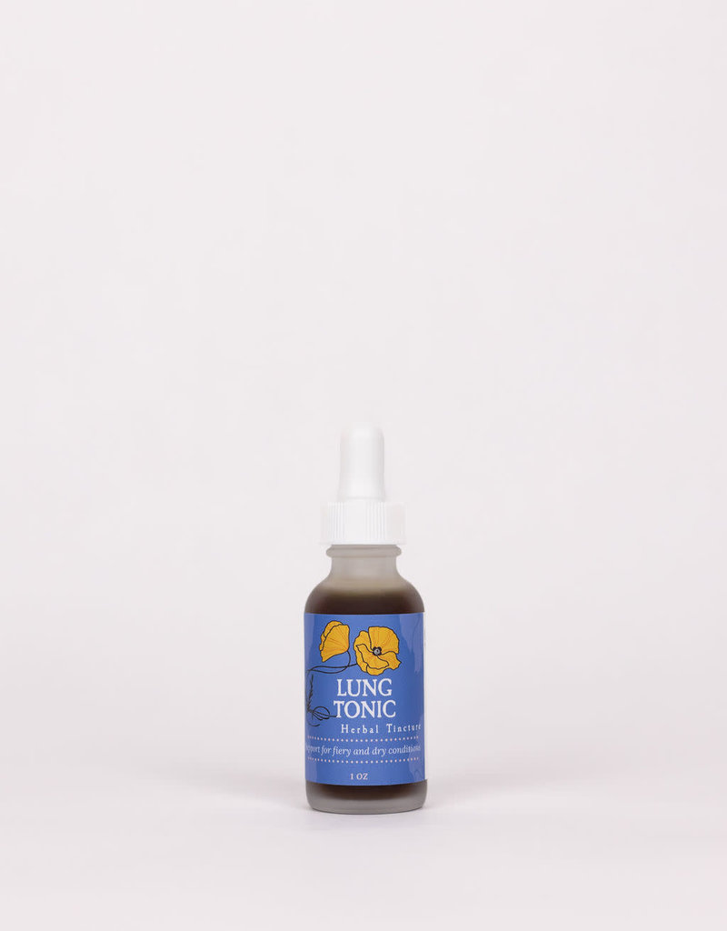 Golden Poppy Herbs Lung Tonic Tincture 1oz