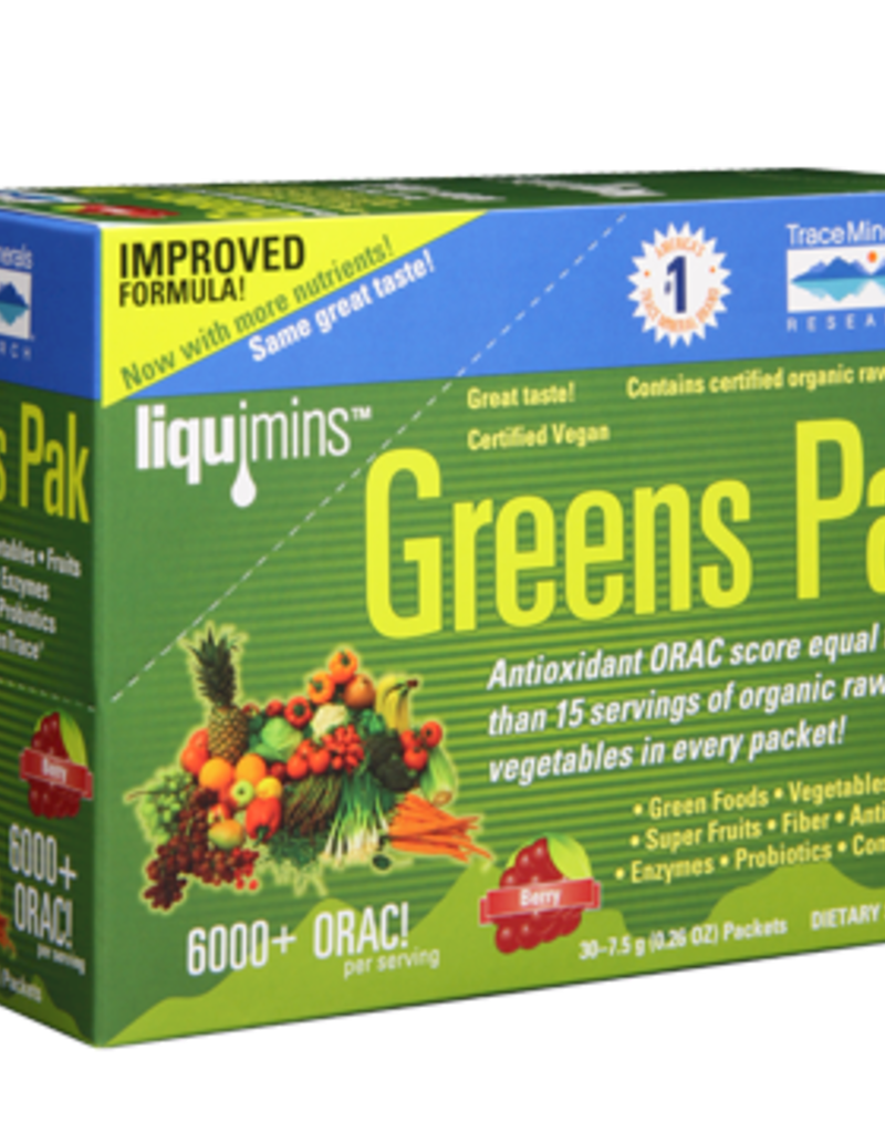 Golden Poppy Herbs Greens Pak Berry - Trace Minerals 30 packets single