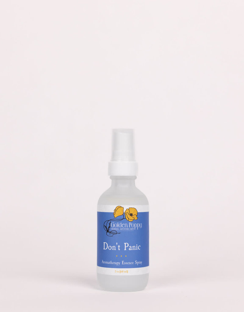 Golden Poppy Herbs Don't Panic Essential Essence Spray
