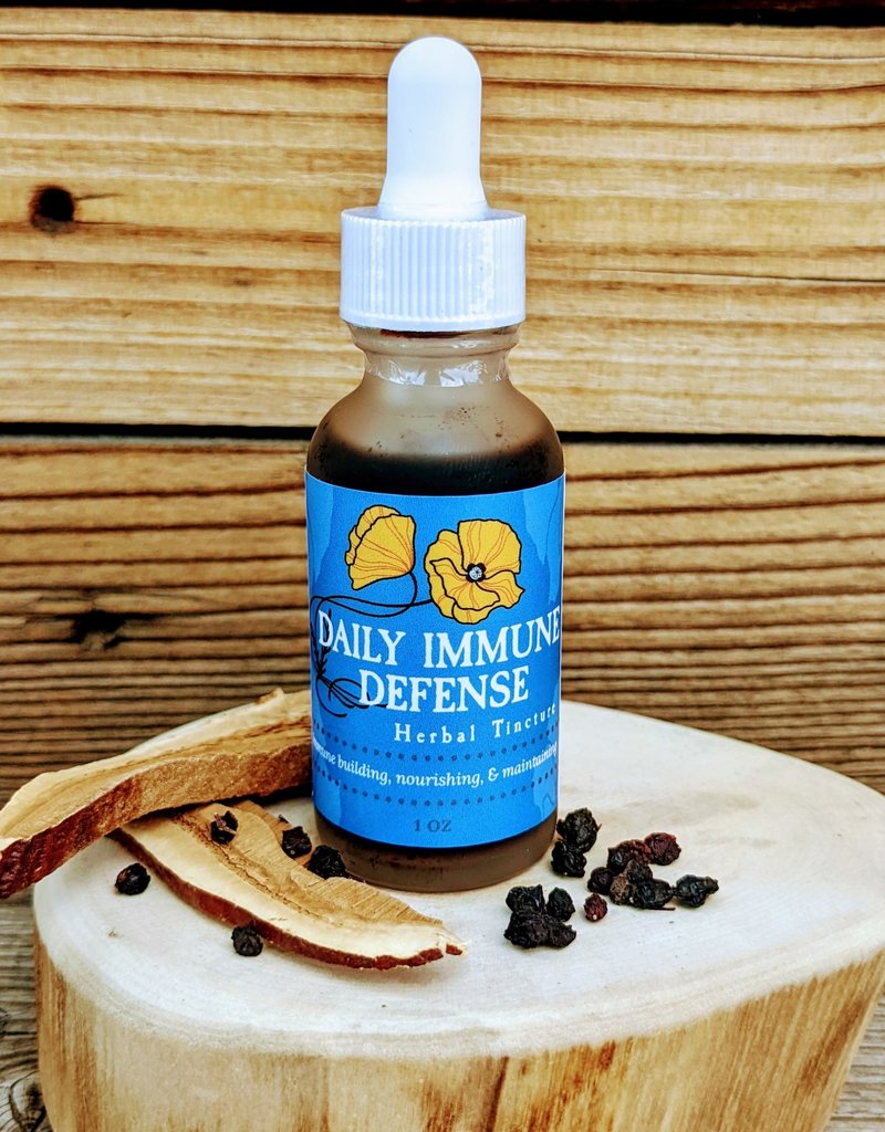 Golden Poppy Herbs Daily Immune Defense Tincture 1oz