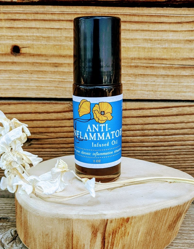 Golden Poppy Herbs Anti-Inflammatory Roller, 1 oz