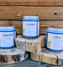 Golden Poppy Herbs Zodiac Candle