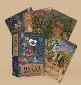 The Herbal Astrology Oracle: A 55-Card Deck & Guidebook By Adriana Ayales