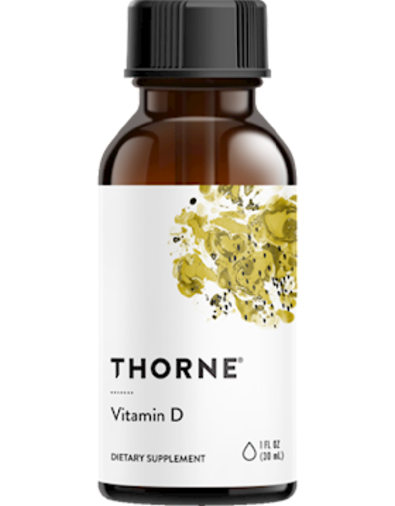 Vitamin D3 Liquid Thorne Golden Poppy Herbs LLC