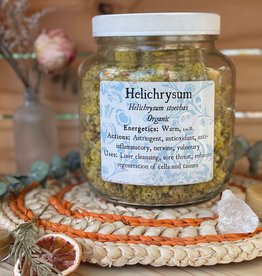 Golden Poppy Herbs Helichrysum flowers, Organic bulk/ oz