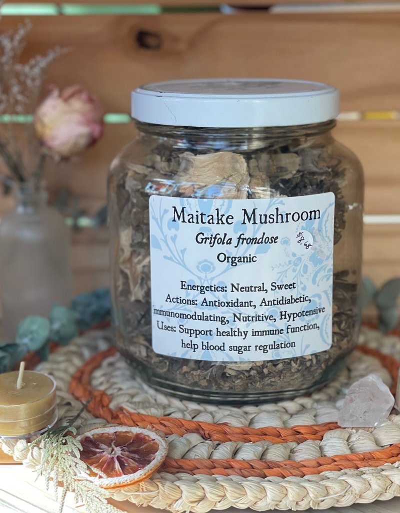 Golden Poppy Herbs Maitake Mushrooms, Dried, wild-crafted, bulk/oz