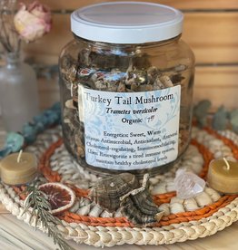 Golden Poppy Herbs Turkey Tail Mushroom, wild-crafted, bulk/oz